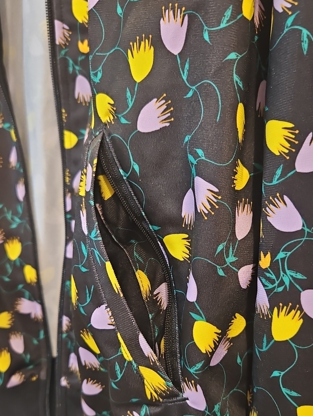 Adidas Floral Zip-Up Jacket - Picture 7 of 13